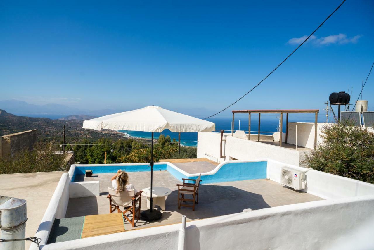 Vila Splendid Sea View Mirsini  Exteriér fotografie